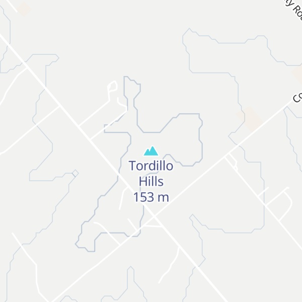 Map of Tordillo Hills