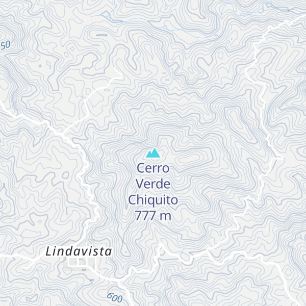 Map of Cerro Verde Chiquito