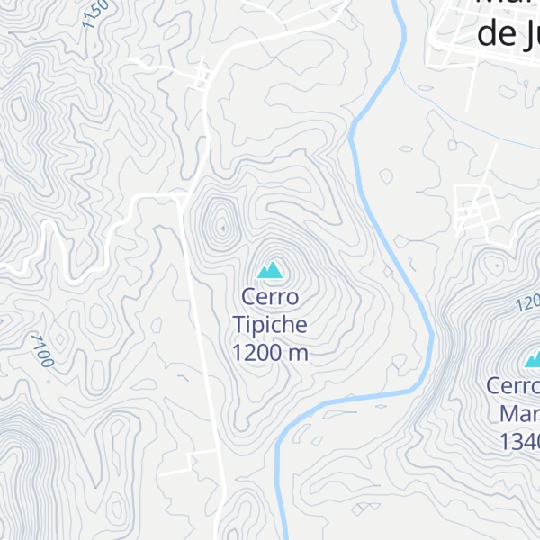 Map of Cerro Tipiche