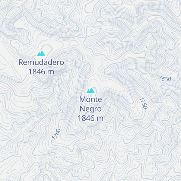 Map of Monte Negro