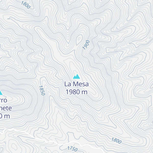Map of La Mesa