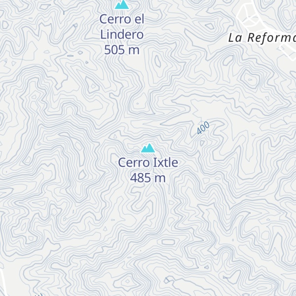Map of Cerro Ixtle