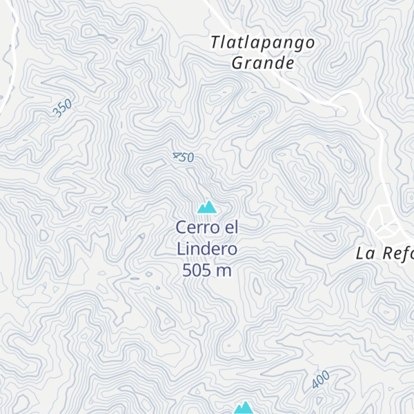 Map of Cerro el Lindero