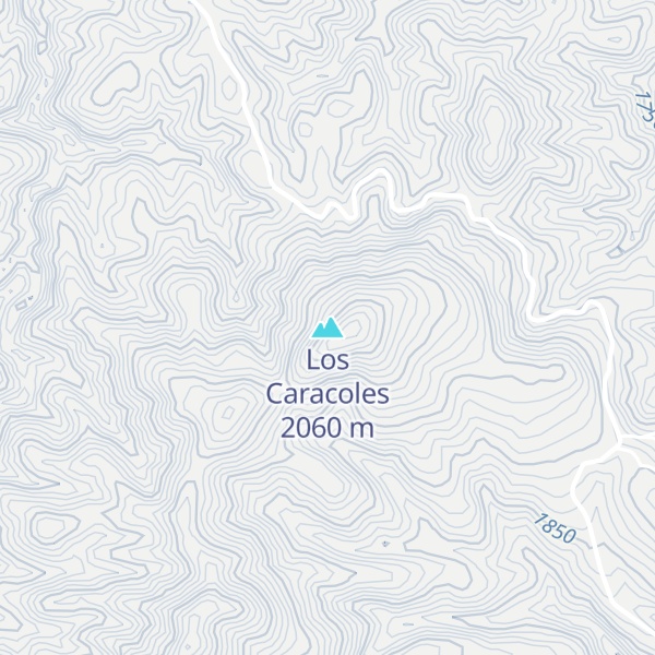 Map of Los Caracoles