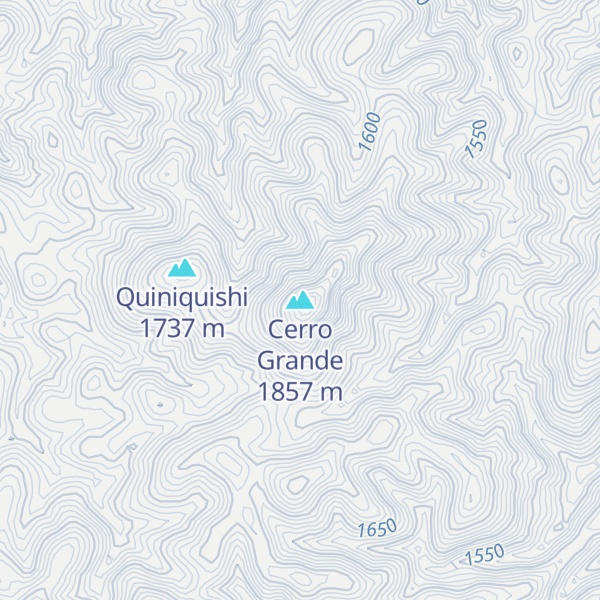 Map of Cerro Grande