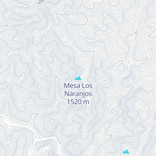 Map of Mesa Los Naranjos