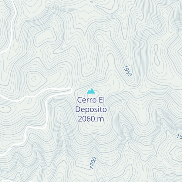 Map of Cerro El Deposito