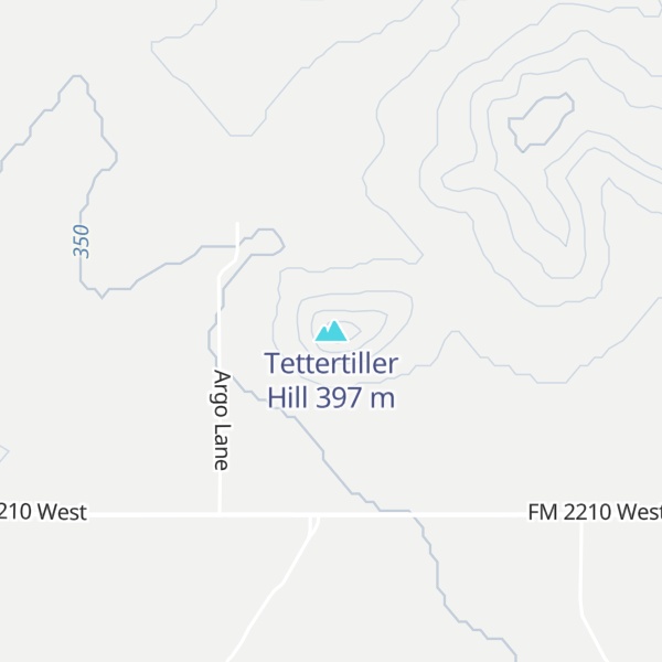 Map of Tettertiller Hill