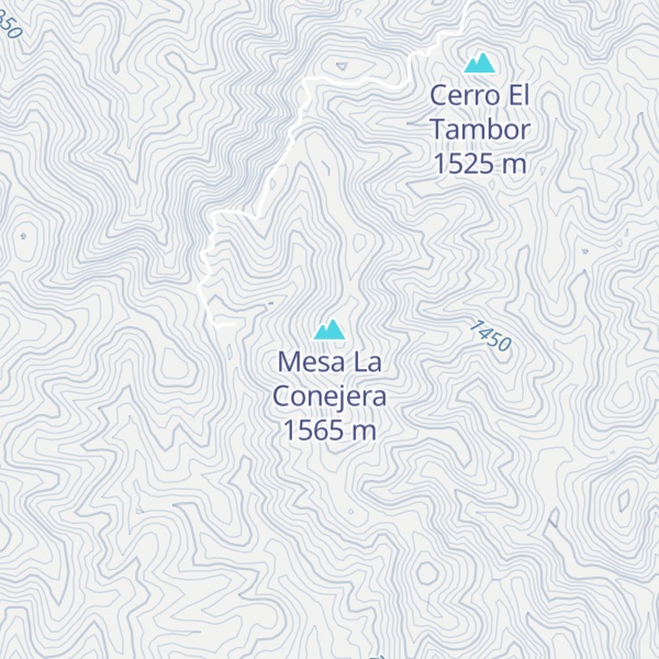 Map of Mesa La Conejera
