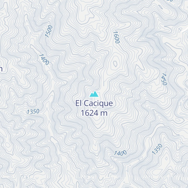 Map of El Cacique