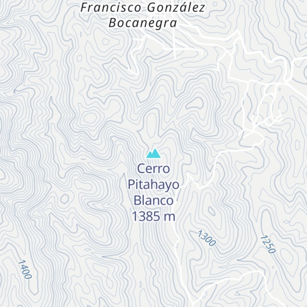 Map of Cerro Pitahayo Blanco