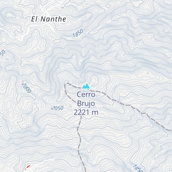 Map of Cerro Brujo