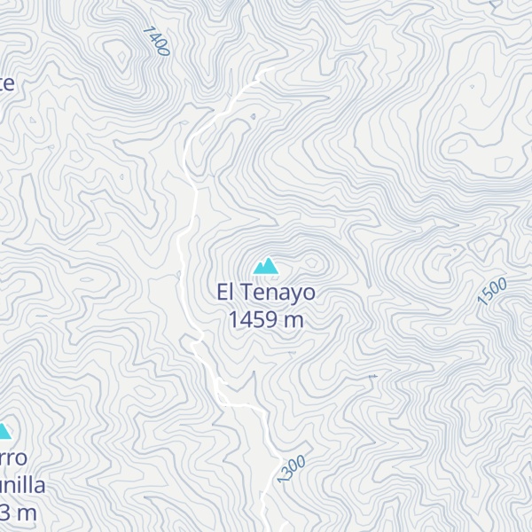 Map of El Tenayo