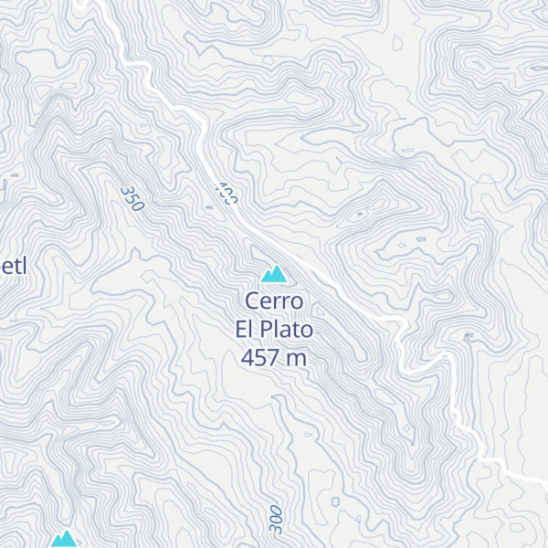 Map of Cerro El Plato
