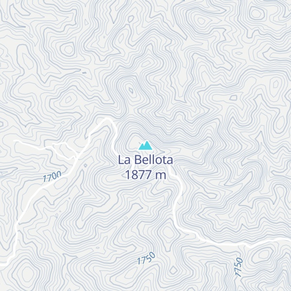 Map of La Bellota