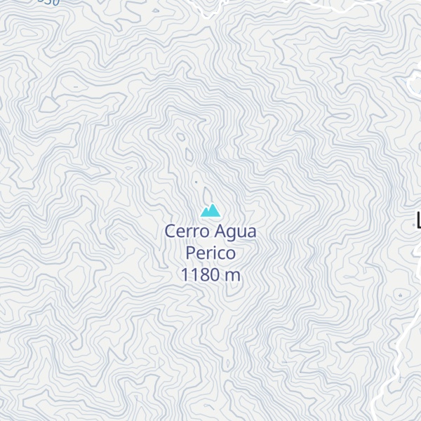 Map of Cerro Agua Perico