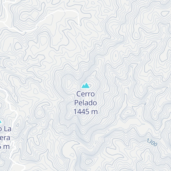 Map of Cerro Pelado