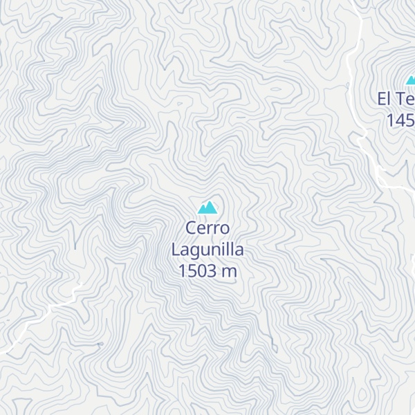 Map of Cerro Lagunilla