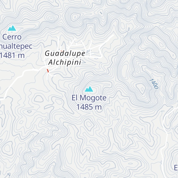 Map of El Mogote