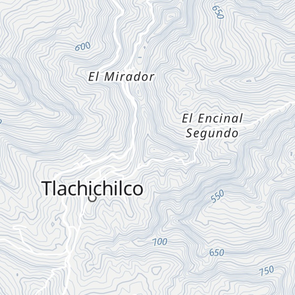 Map of Cerro Las Cruces