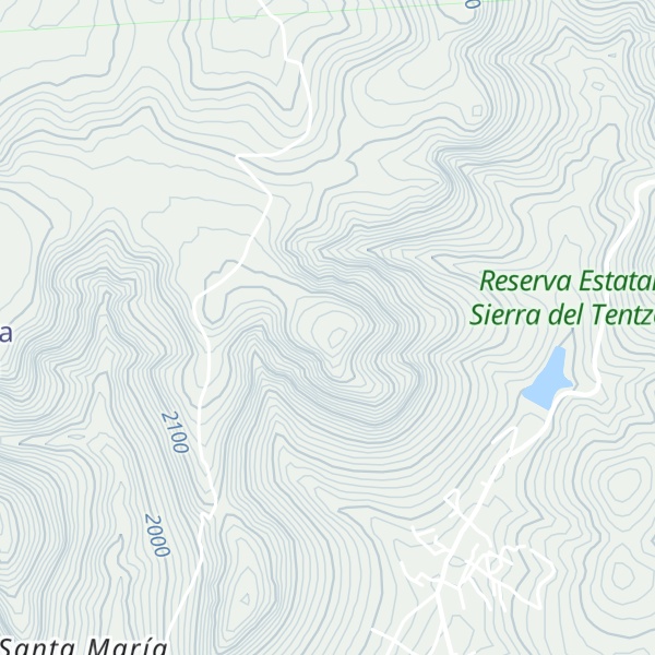 Map of Cerro El Cuezco