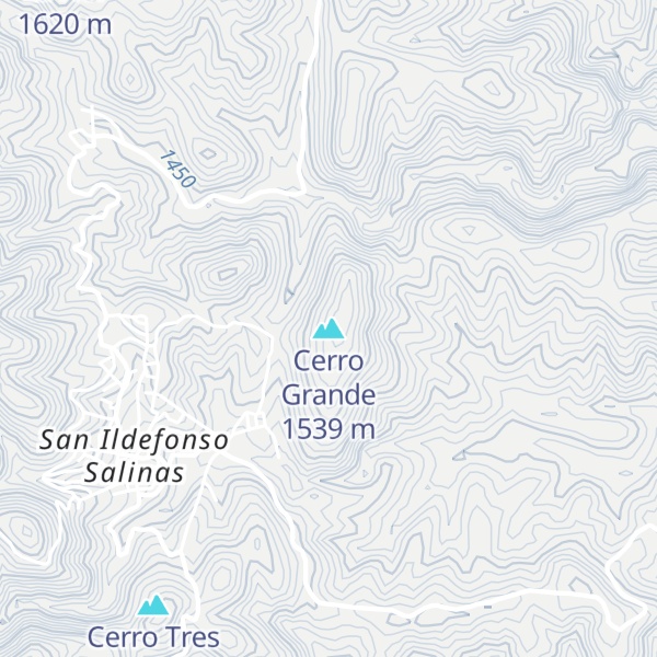 Map of Cerro Grande