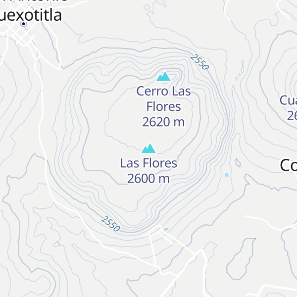 Map of Las Flores