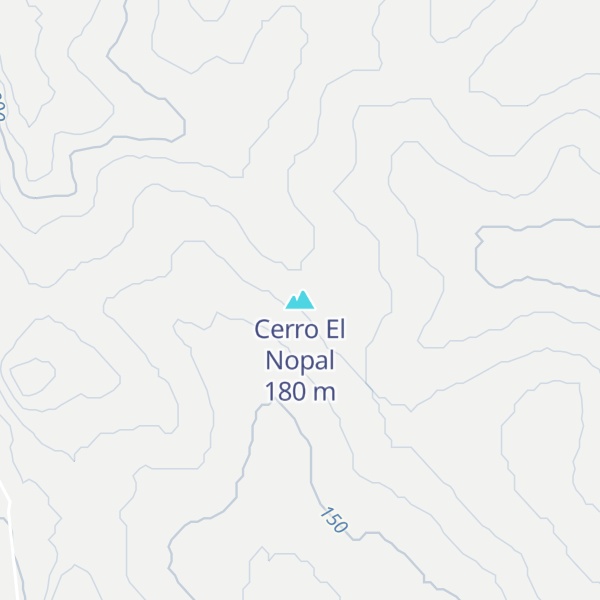 Map of Cerro El Nopal