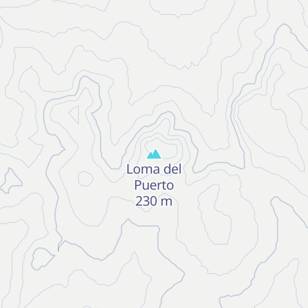 Map of Loma del Puerto