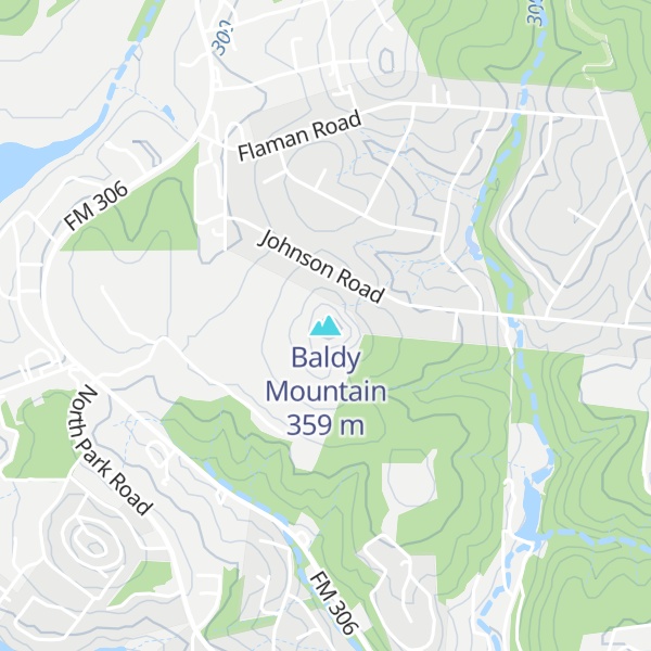 Map of Baldy Mountain