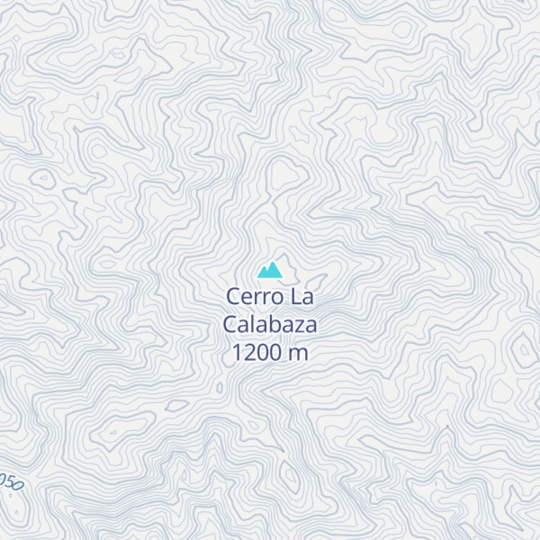 Map of Cerro La Calabaza