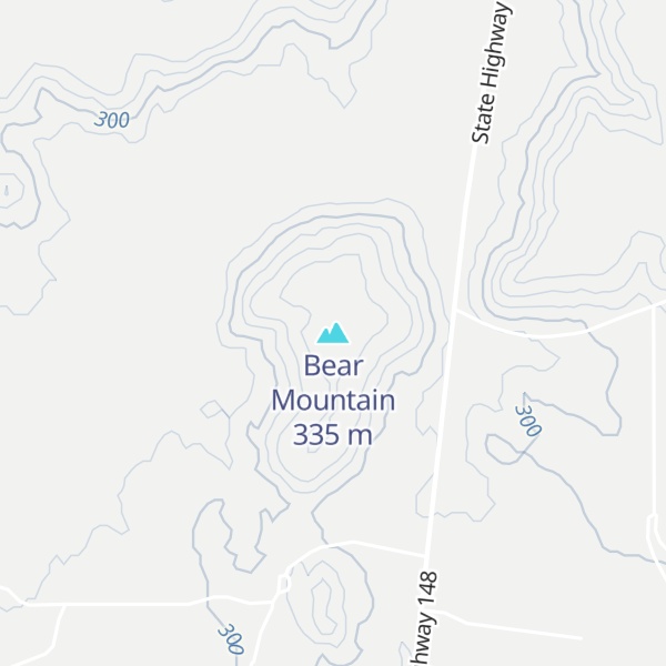 Map of Bear Mountain