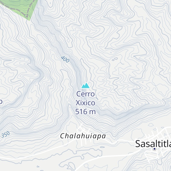 Map of Cerro Xixico