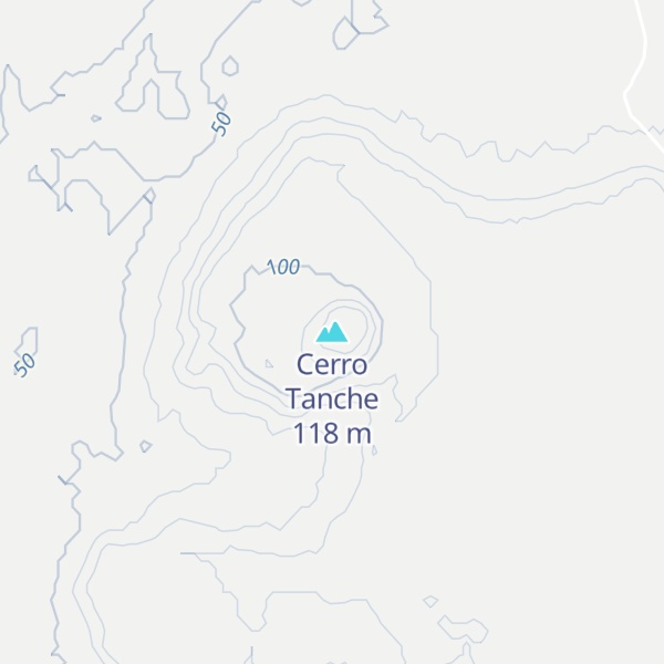Map of Cerro Tanche