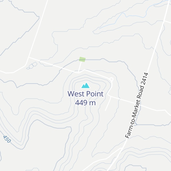 Map of West Point