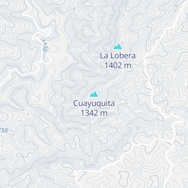 Map of Cuayuquita