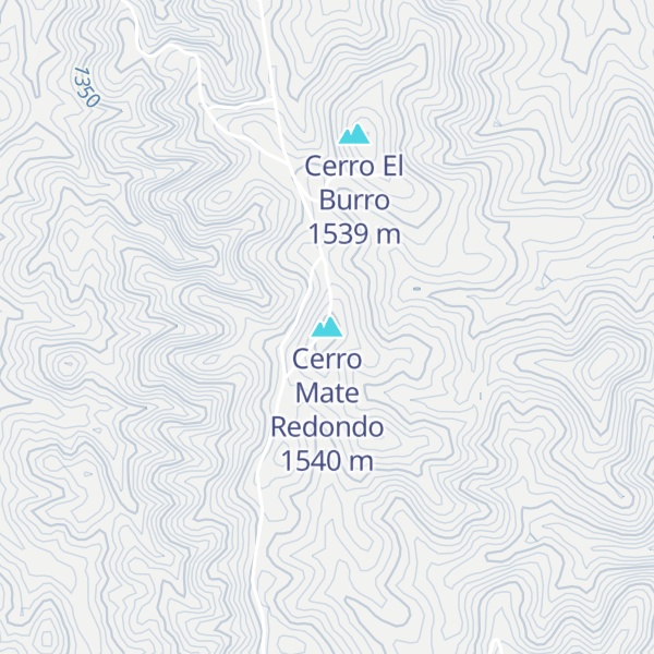 Map of Cerro Mate Redondo