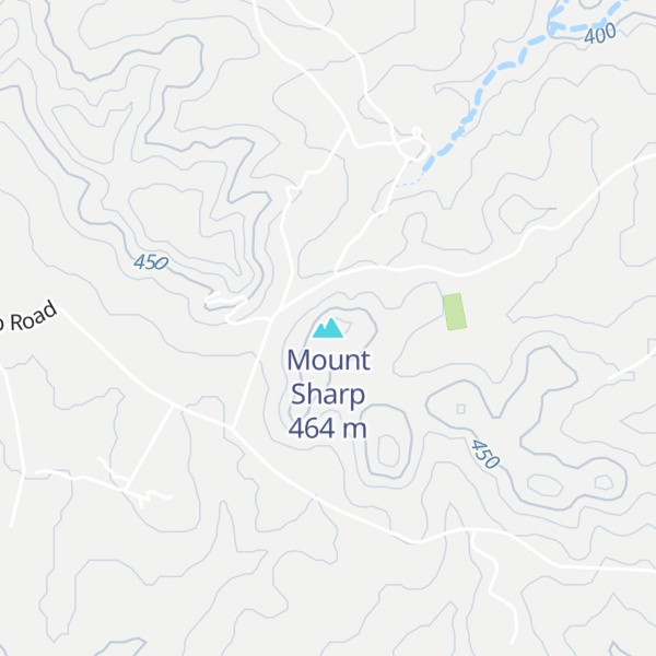 Map of Mount Sharp