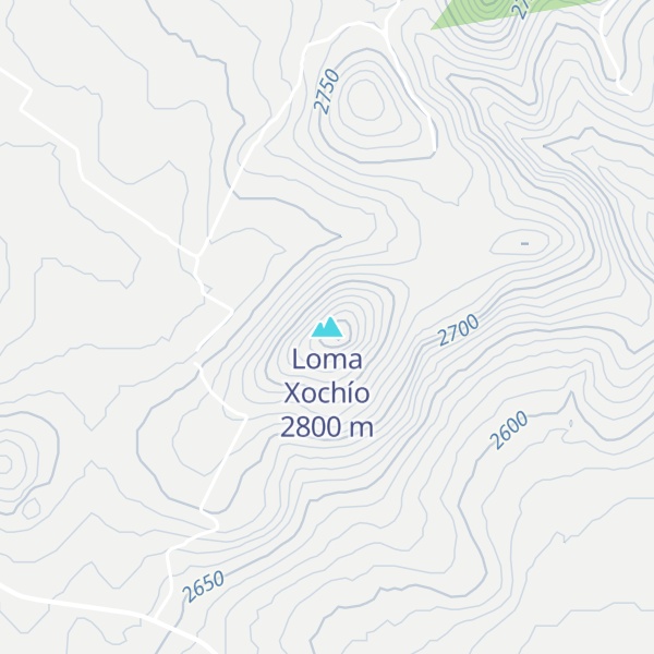 Map of Loma Xochío