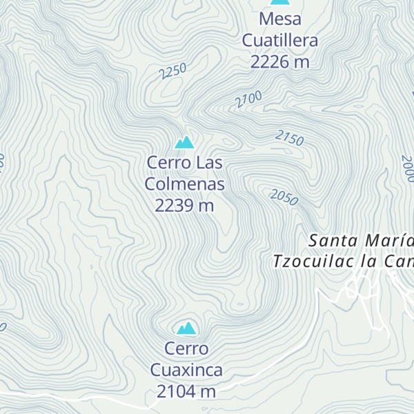 Map of Mesa Grande