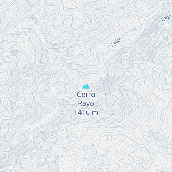 Map of Cerro Rayo