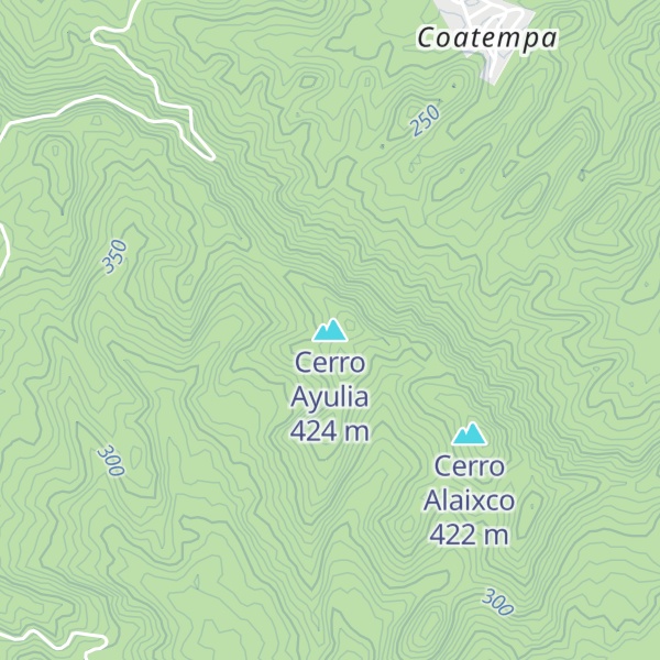 Map of Cerro Ayulia