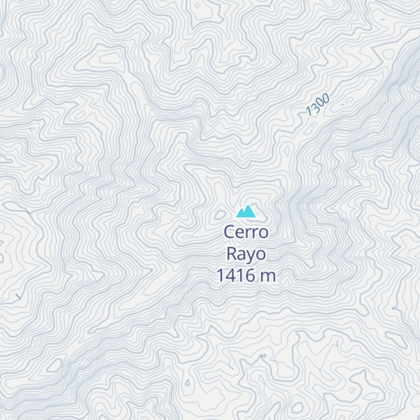 Map of Cerro Verde