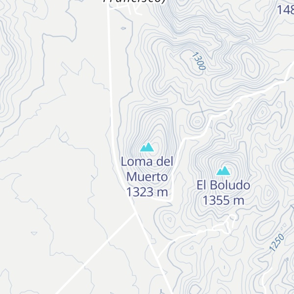 Map of Loma del Muerto