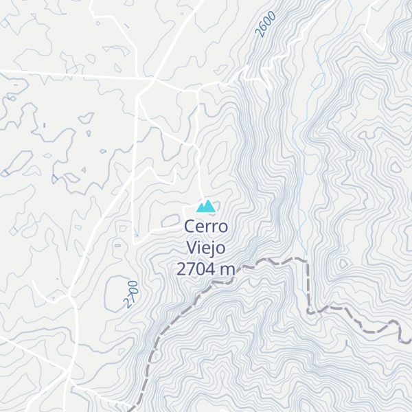 Map of Cerro Viejo