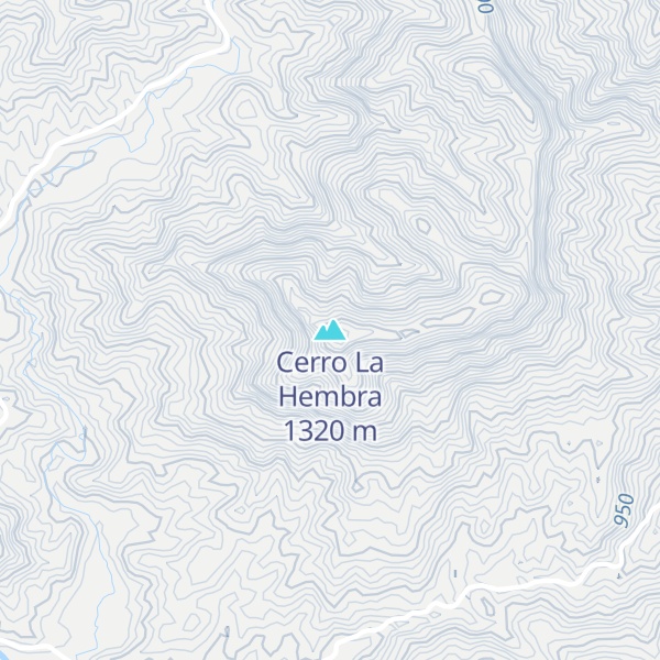 Map of Cerro La Hembra