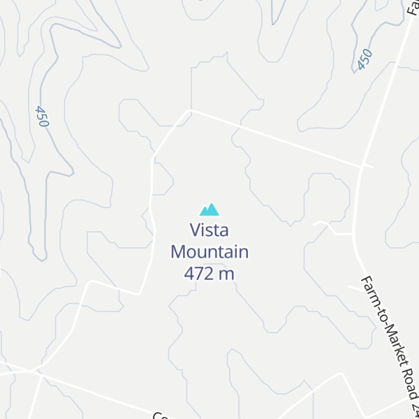 Map of Vista Mountain