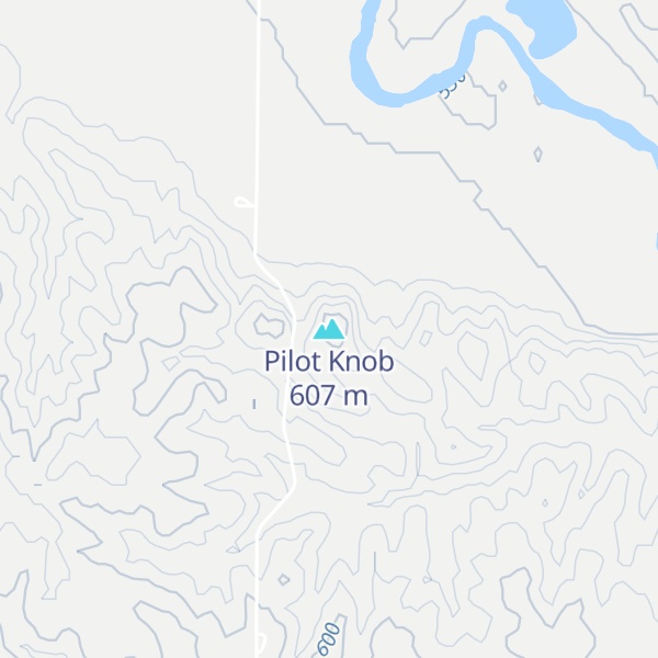 Map of Pilot Knob