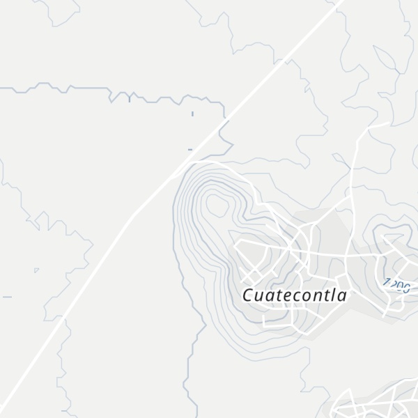 Map of Cerro Coscomatepec
