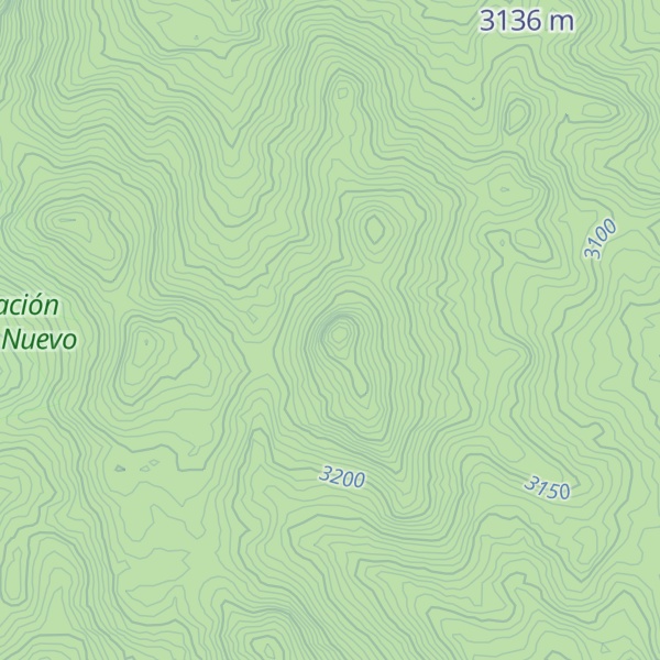 Map of Cerro La Peñuela